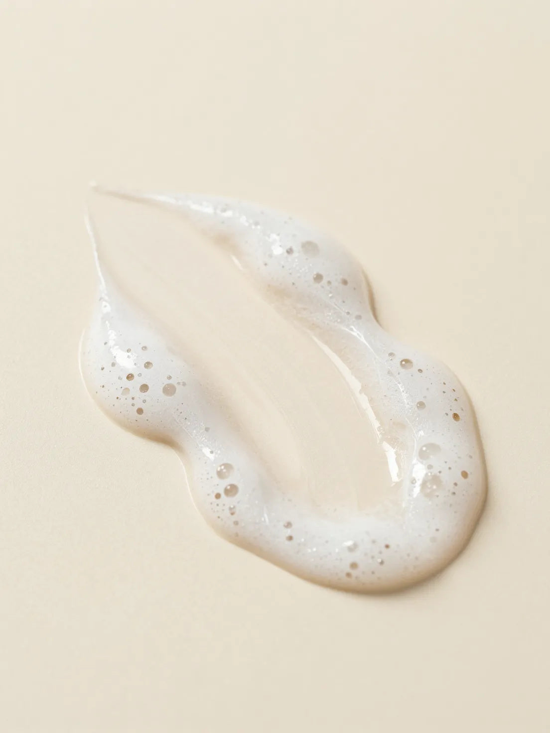PEPPERMINT CEDAR BODY WASH, the formula photographed at macro scale