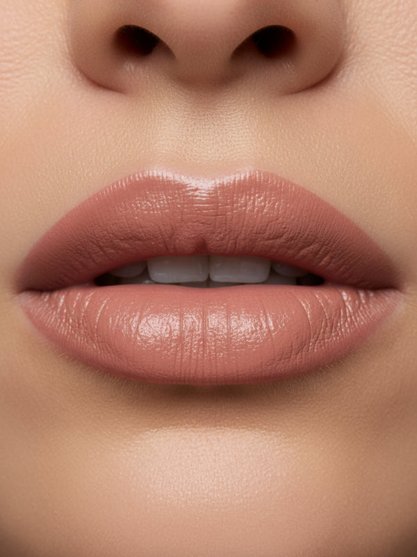 Lipstick Moisturizing Barely Beige Beeswax Conditioning Daily worn on the lips